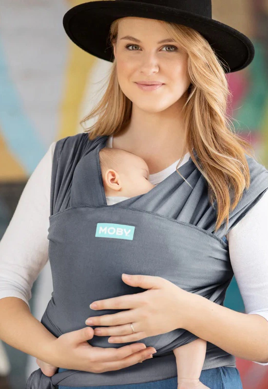 Moby Wrap Tragetuch Flint Mama und Baby