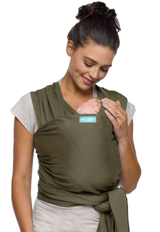 Classic Hazel elastisches Moby Wrap Tragetuch in der Farbe Classic Hazel