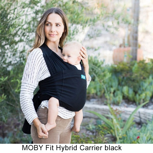 MOBY Fit Hybrid Carrier 3in1 Babytrage black